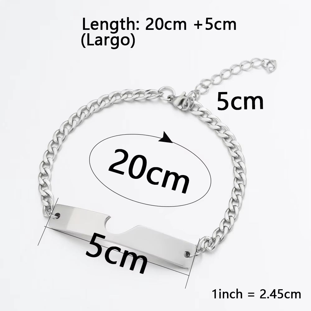 Luxury Heart Charm Gold Color Stainless Steel Couple Bracelet Link Women Men Gift Matching Jewelry for LGBT Valentine'S Day